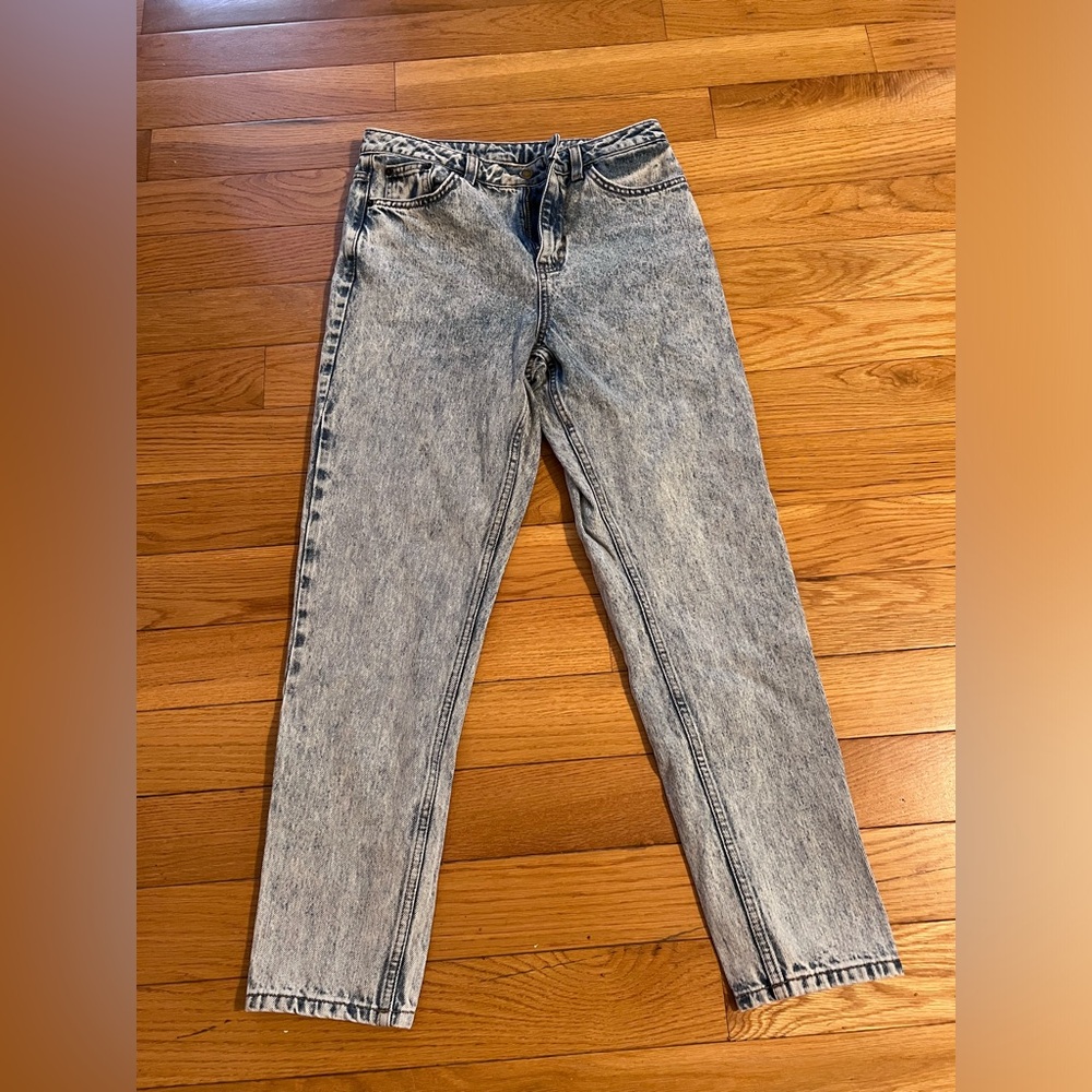 Ice Blue Boyfriend Jeans